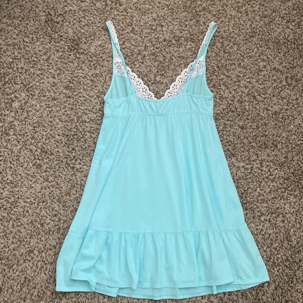 NWOT Victoria’s Secret Eyelet Lace Cotton Slip - Picture 12 of 13